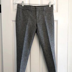 Banana Republic Women's Sloan Dress Pant - Grey Tweed - Size 0 Petite
